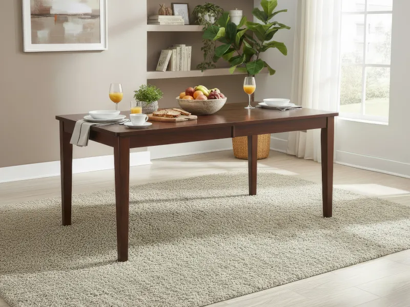 Vesta Solid Wood 6 Seater Dining Table